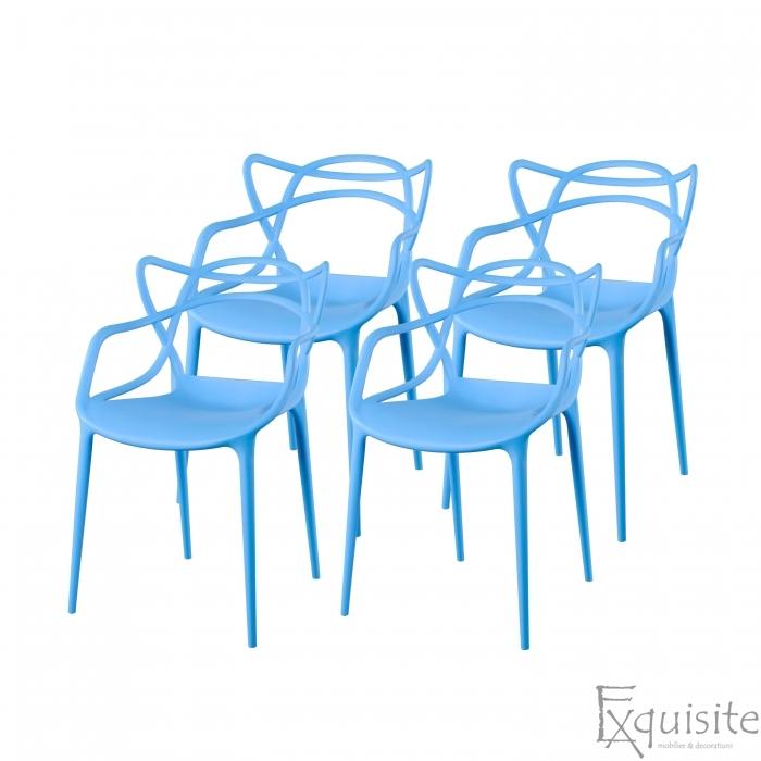 Scaun bucatarie, set 4 scaune, design Masters, galben3