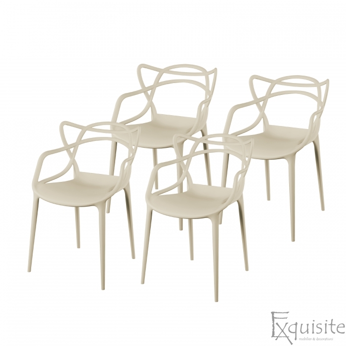 Scaun bucatarie, set 4 scaune, design Masters, galben4