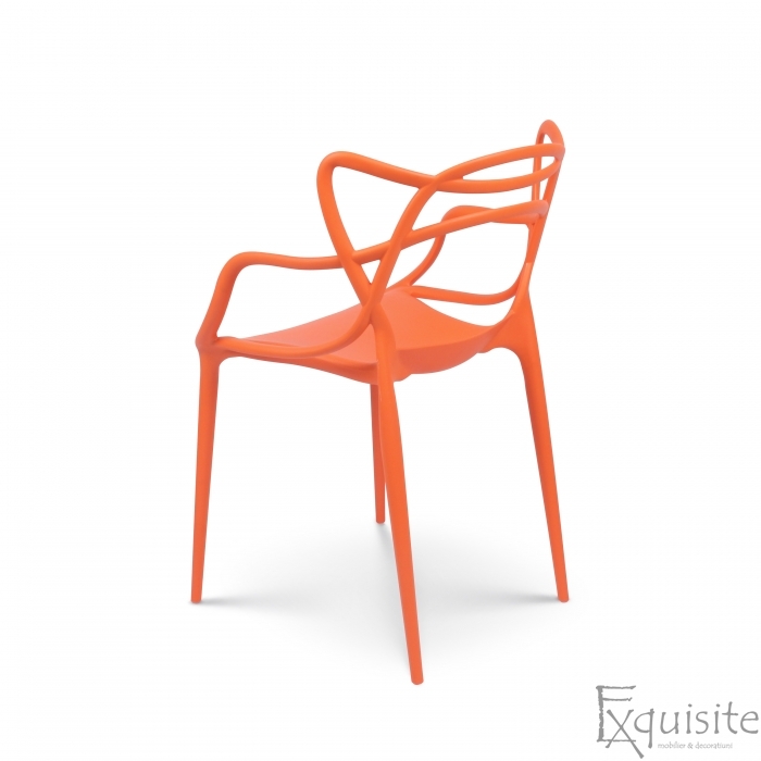 Scaun portocaliu pentru exterior si interior, design Masters4
