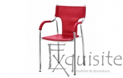 Scaun de bucatarie cu brate, piele ecologica2