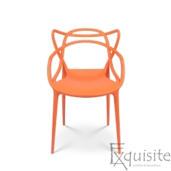 Scaun portocaliu pentru exterior si interior, design Masters