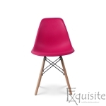 Masa rotunda din mdf cu 4 scaune tip Eames 12