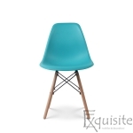 Masa rotunda din mdf cu 4 scaune tip Eames 13