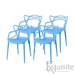 Scaun bucatarie, set 4 scaune, design Masters, galben2