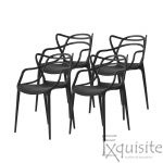 Scaun bucatarie, set 4 scaune, design Masters, galben1