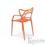 Scaun portocaliu pentru exterior si interior, design Masters3