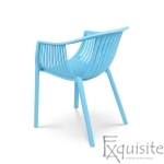 Scaune moderne pentru terasa - scaun albastru deschis3